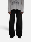Obsidian Black Wide Leg Drop-A12