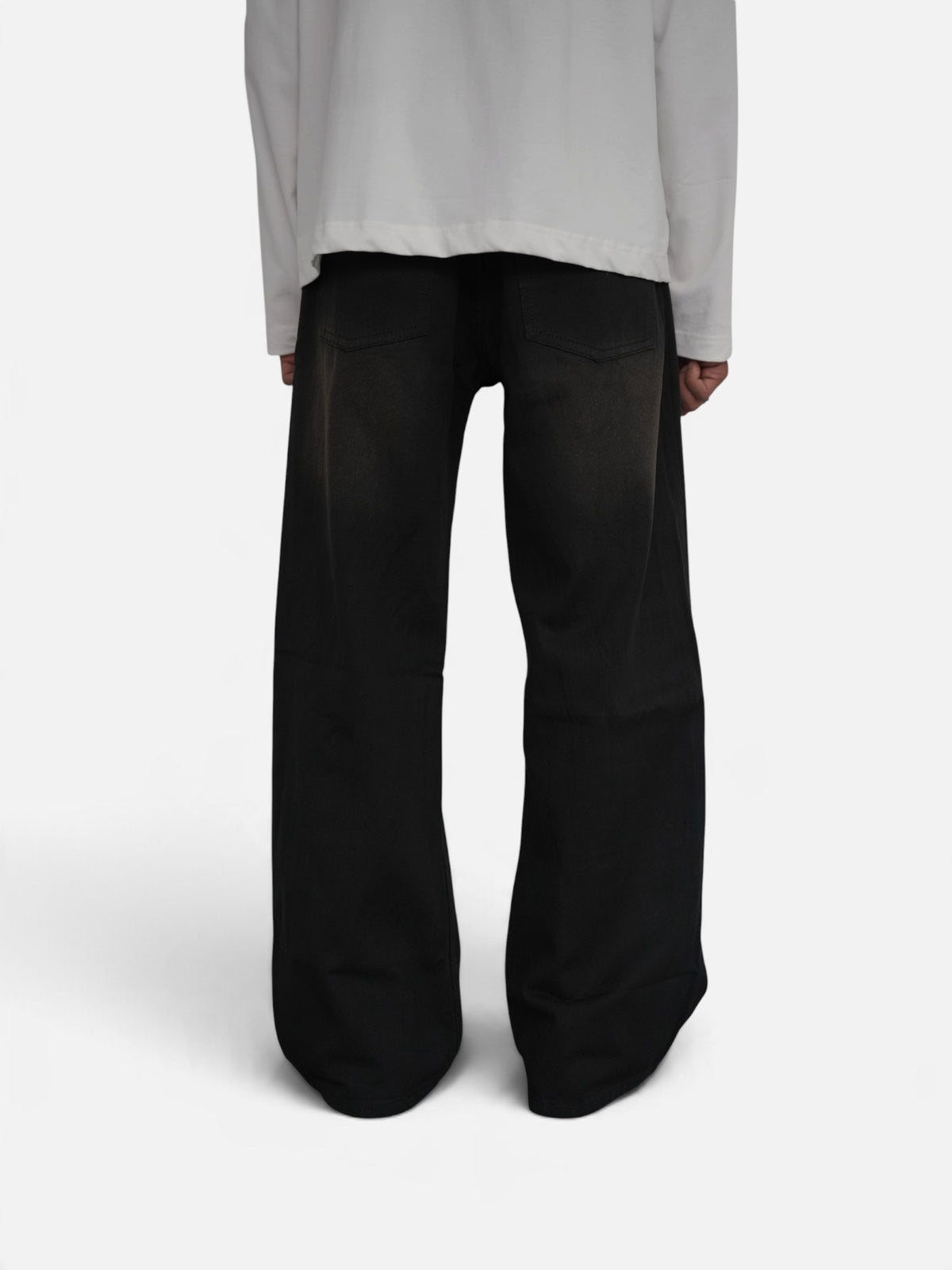 Obsidian Black Wide Leg Drop-A12
