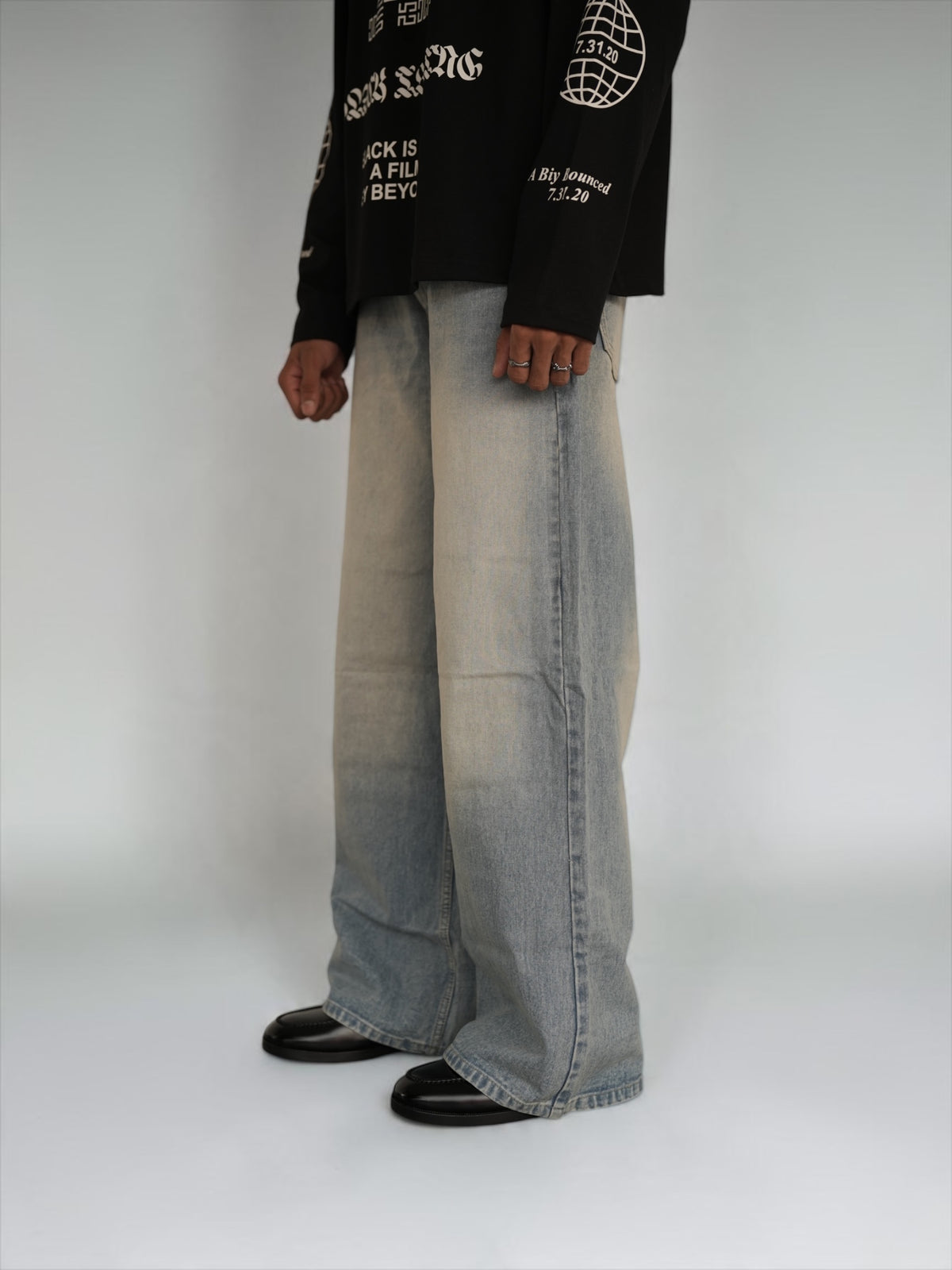 Noir Signature Wide Leg Drop-A1