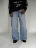 Ice Blue Wide Leg Drop-A4