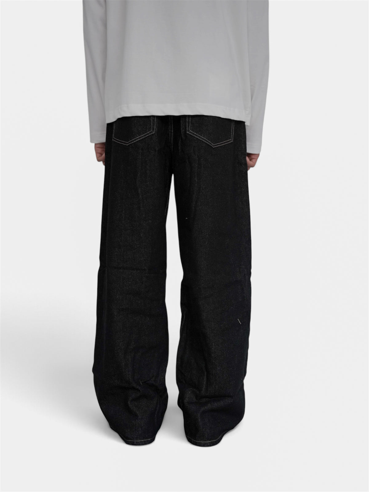 Raw Denim Wide Leg