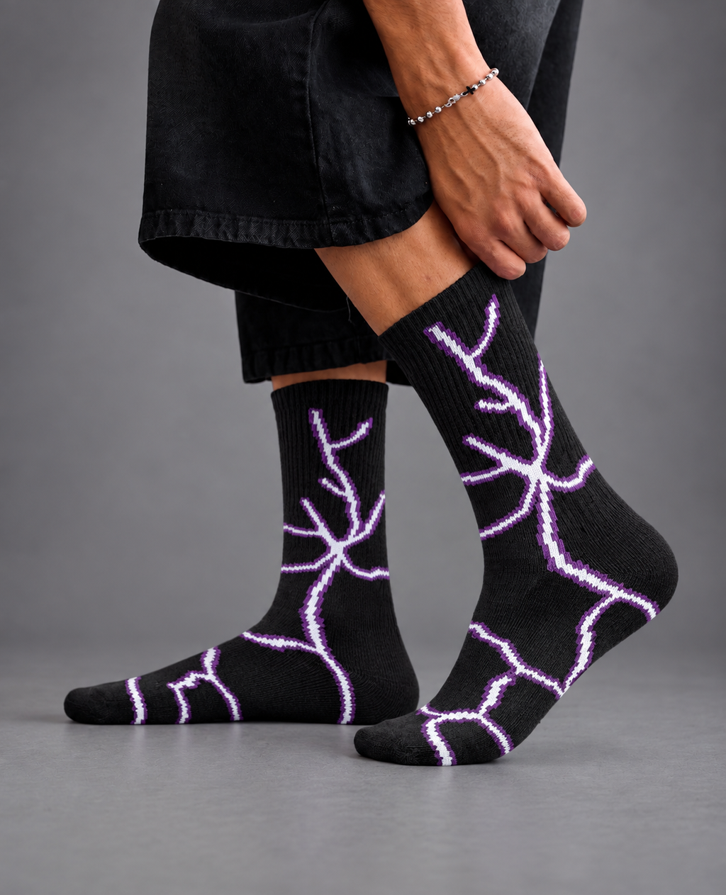 MINNAL VIOLET SOCKS DROP 6