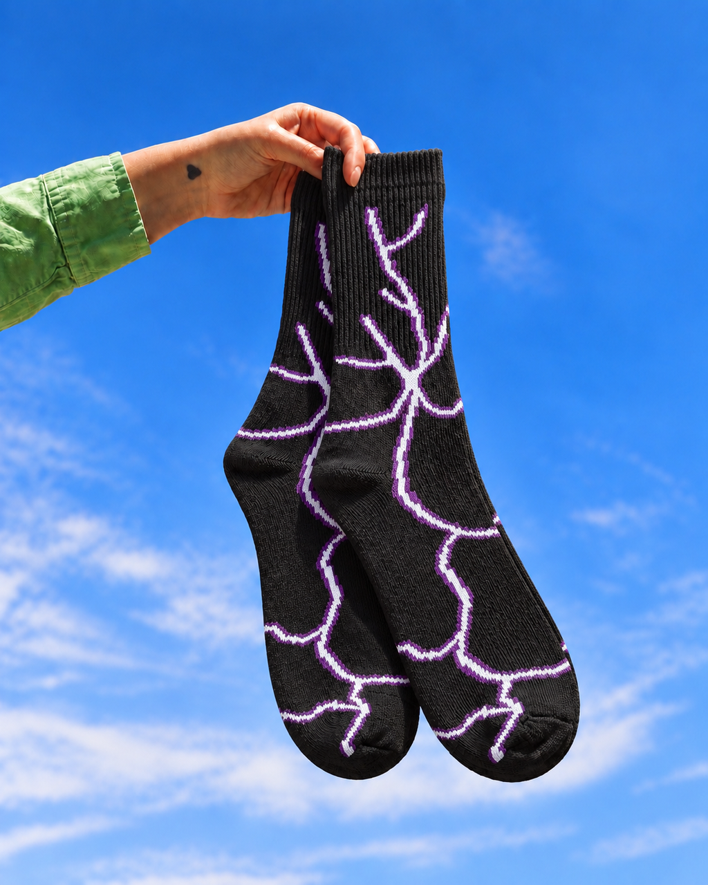MINNAL VIOLET SOCKS DROP 6